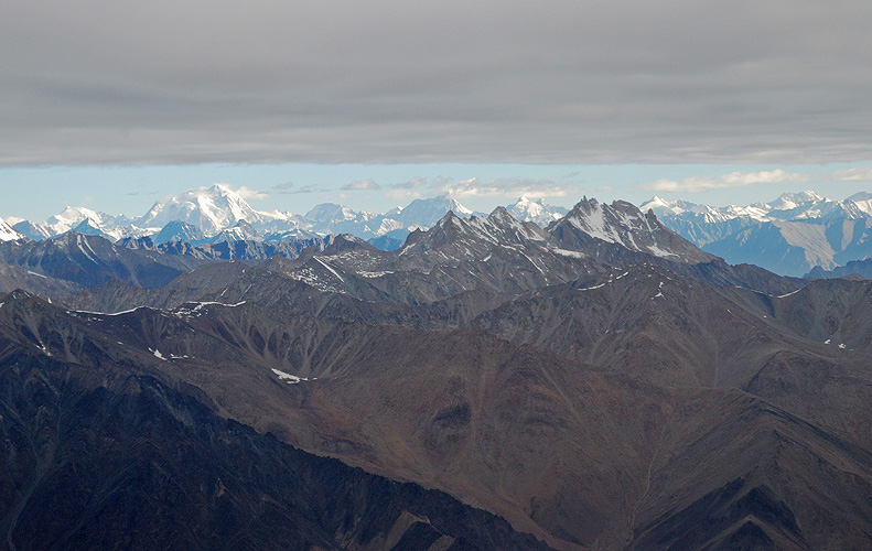  Flug ber den hohen Himalaya
