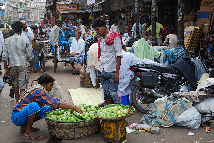 Straenmarkt im Zentrum von Kolkata