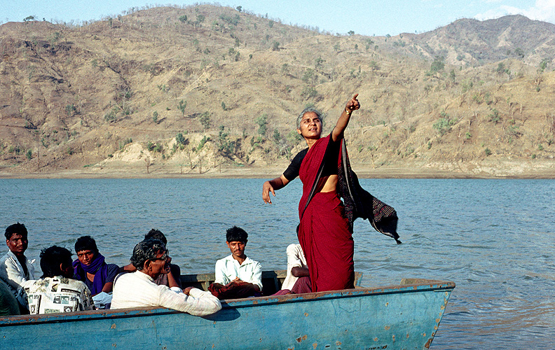 Medha Patkar fhrt seit 30 Jahren die Proteste am Narmada-Fluss