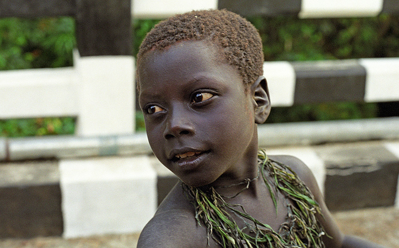  Jarawa-Junge, Andamanen-Inseln 