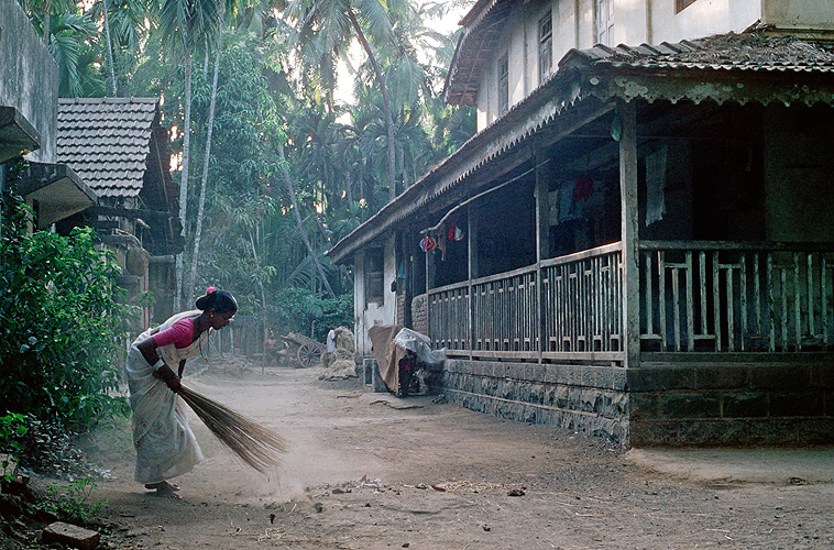 Typisches Wohnhaus an der Konkan-Kste - Goa 09
