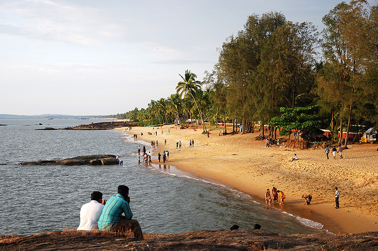  Am Strand von Varkala 