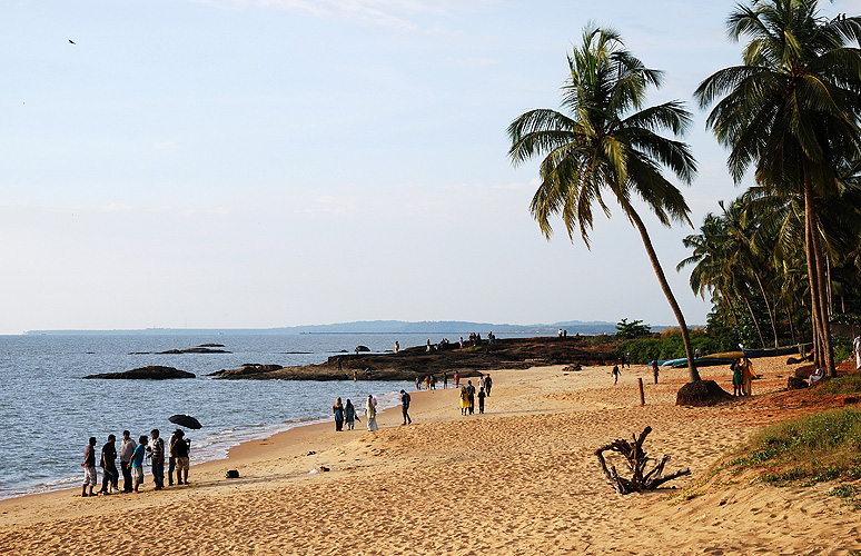  Am Strand von Varkala 