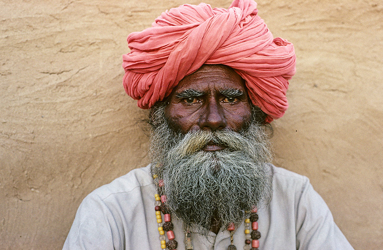 Patriarch in einem Dorf in Rajasthan - Rajasthan 14