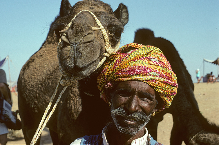 Hirte auf dem Kamelmarkt in Pushkar - Rajasthan 17