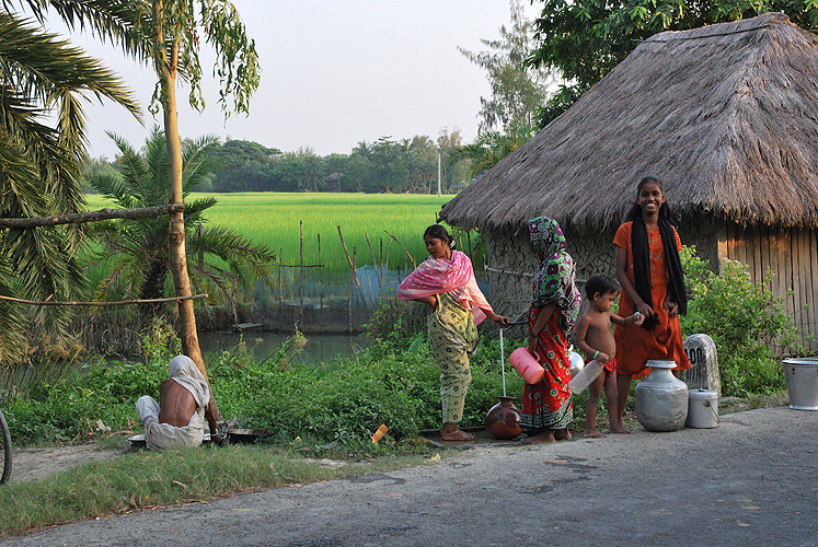 ffentlicher Wasserhahn, Insel Sagar - Sunderbans 05