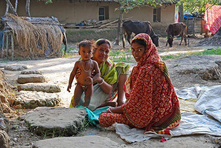 Drei Generationen einer Bauernfamilie - Sunderbans 14