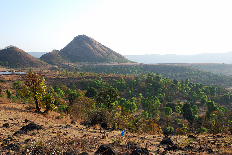 Berglandschaft nahe Bhimashankar, nordstlich von Mumbai - Western Ghats 04