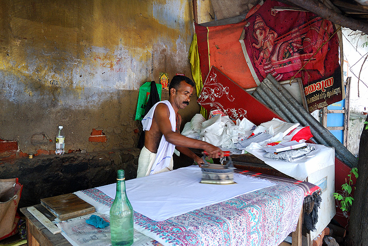 Kleinwscherei in Thiruvanantapuram