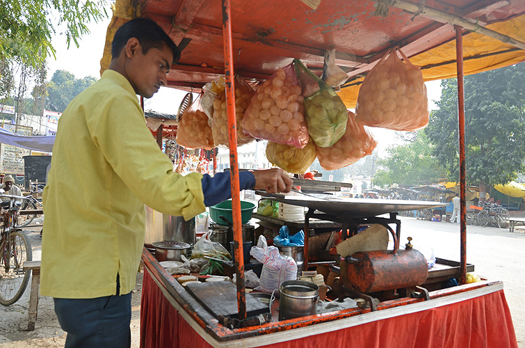 Straenimbi in Varanasi