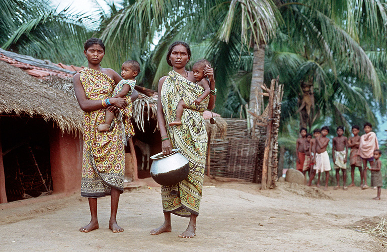  In einem Dorf der Kutia-Kondh, Orissa