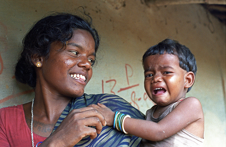  Santal-Frau in West-Bengalen 