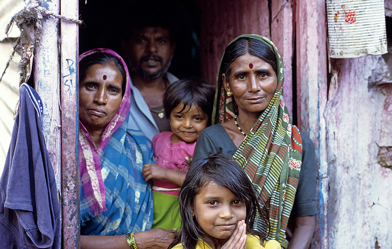 Dalit-Familie in einem Slum in Pune - Dalits 02