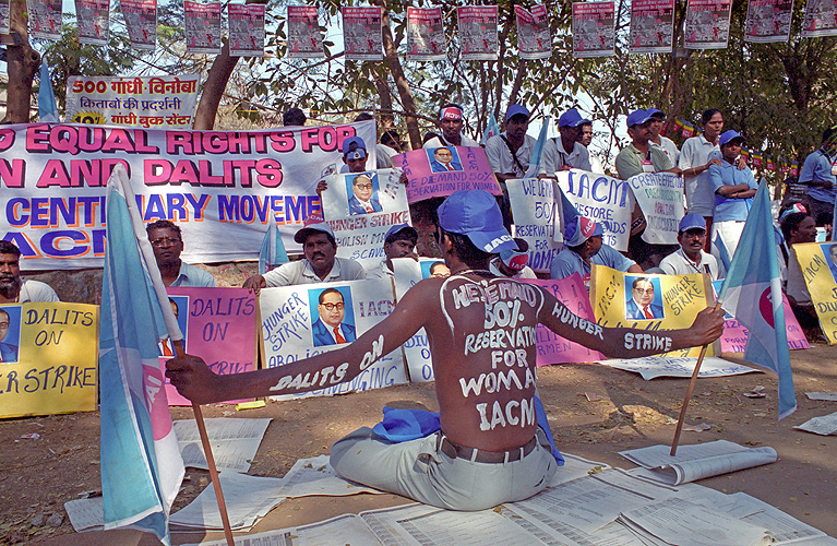 Dalits im Hungerstreik fr Gleichberechtigung, Mumbai - Dalits 06
