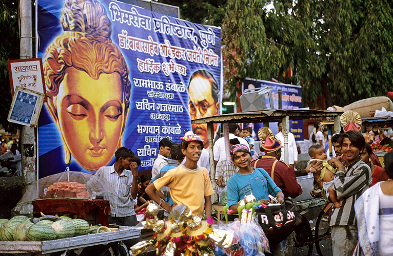 Frhliche Gesichter beim Dalit-Fest in Pune - Dalits 09