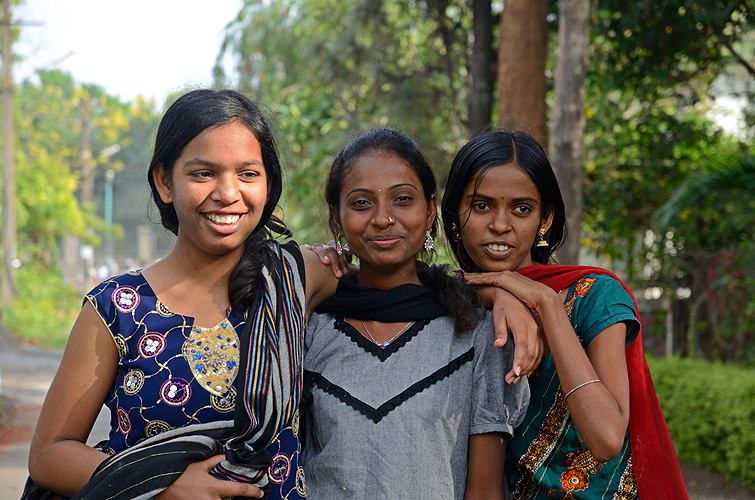 Arbeiterkinder in Pune