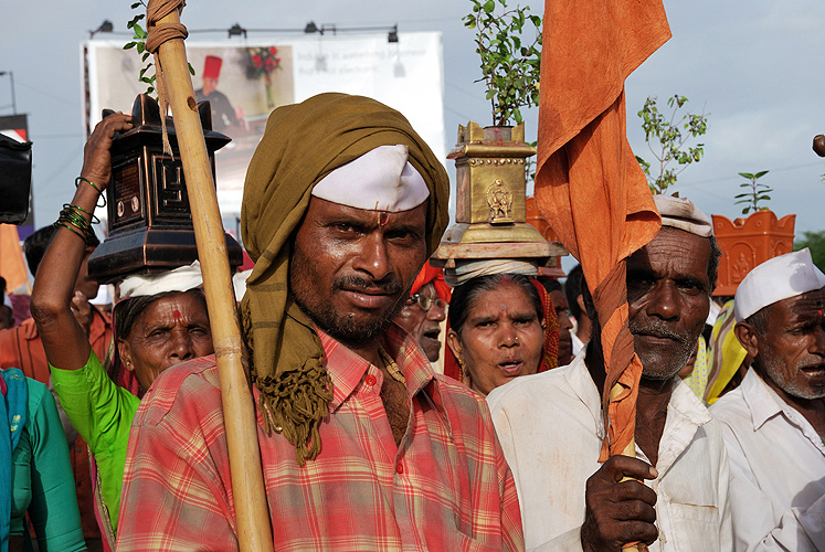 Die meisten Teilnehmer der Wallfahrt sind Bauern - Pandharpur Yatra 20